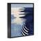 Stupell Industries Abstract Cobalt Ripples Framed Giclee, design by Walker Noble